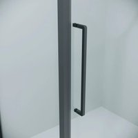 Душевой уголок Niagara Nova NG-35-10AGR-A90GR-34 100х90х195 (графит/прозрачное стекло)