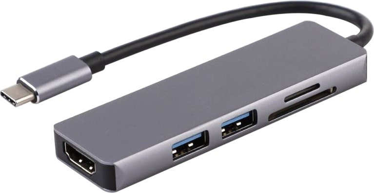 

Док-станция USBTOP USB3.1 Type-C - 2xUSB3.0/HDMI/TF/SD