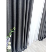 Штора Модный текстиль 01L1 112MT391019 (230x150, темно-серый)