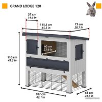 Клетка Ferplast Grand Lodge 120 57085360