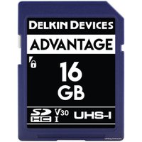 Карта памяти Delkin Devices SDHC Advantage UHS-I 16GB