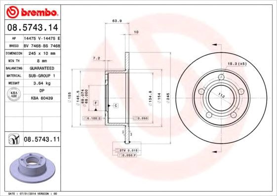 

Brembo 08574311