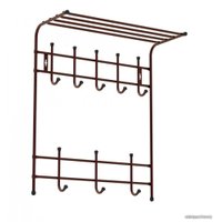 Вешалка для одежды Nika с полкой ВПТ8 (медный антик)