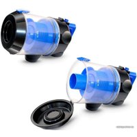 Пылесос Ginzzu VS420 (черный/синий)