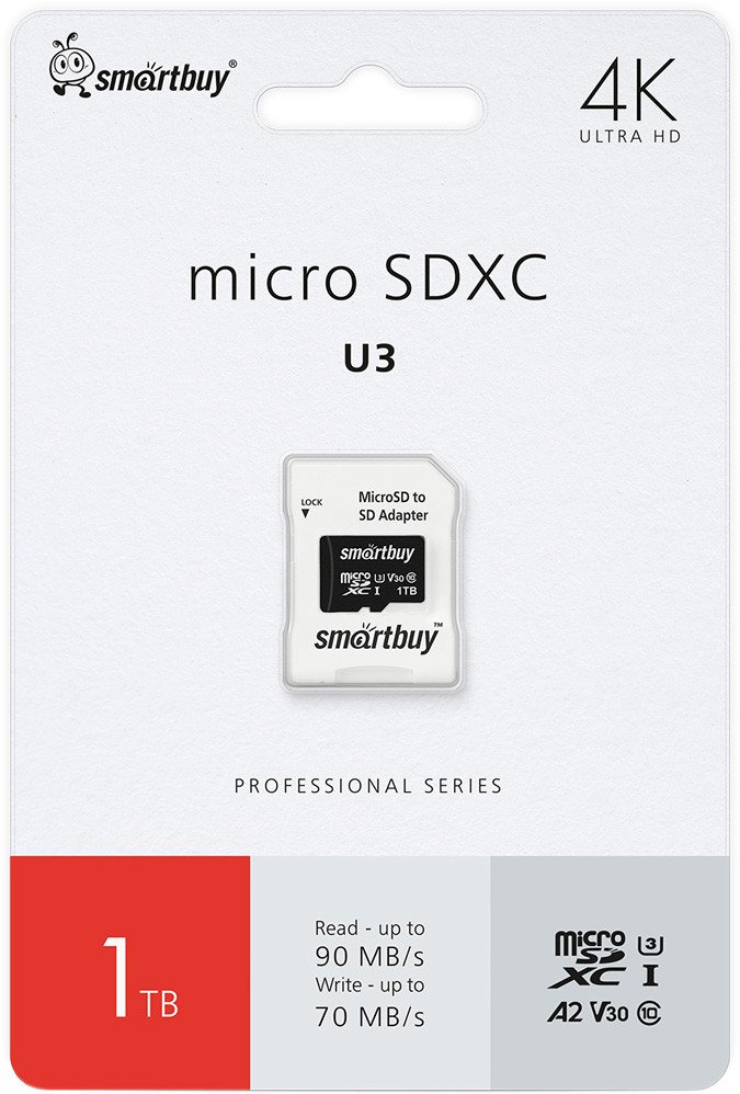 Карта памяти SmartBuy microSDXC SB1TBSDP01 1TB