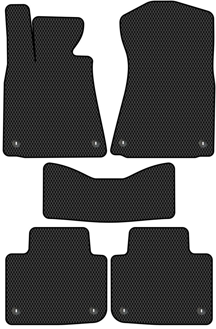 

Комплект ковриков для авто Alicosta Lexus GS F IV (седан, седан, гибрид / L10, ARL10, 2WD USA L10) 2011 - 2020 (черный, ромб)