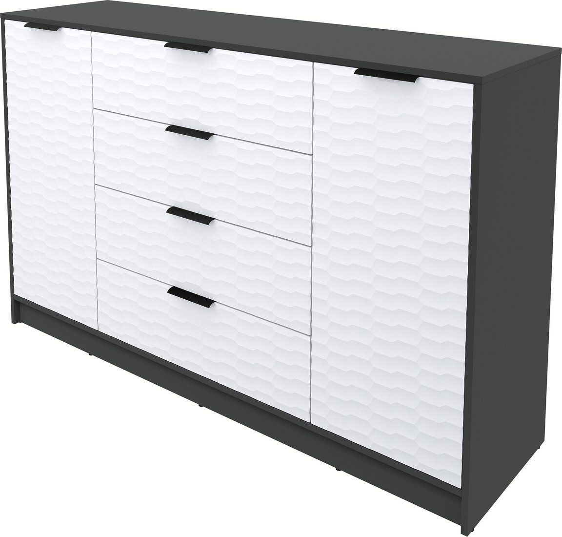 

Тумба Интерлиния Концепт Зодиак КТ-Т160 (антрацит/белый)