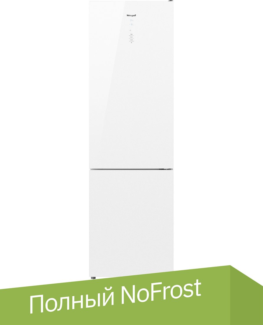 

Холодильник Weissgauff WRK 1850 D Full NoFrost White Glass
