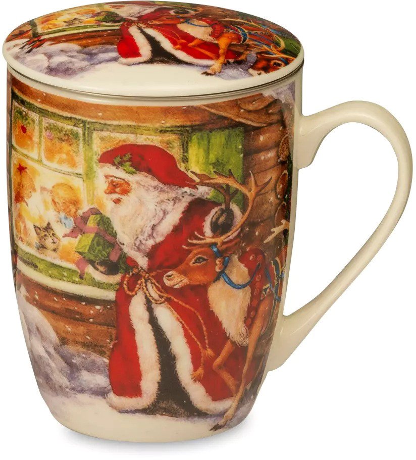 

Кружка Lamart Noel Санта с оленем LMR-22384