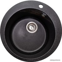 Кухонная мойка GranAlliance G-11 (черный)