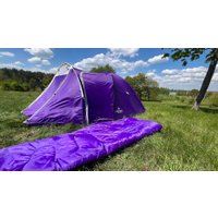 Спальный мешок Calviano Acamper Bruni 300г/м2 (фиолетовый)