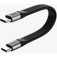 Кабель Cabletime Short Flat USB 4 USB Type-C - USB Type-C (0.15 м, черный)