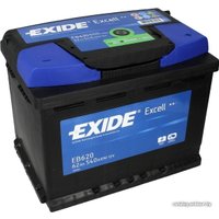 Автомобильный аккумулятор Exide Excell 12V/62Ah EB620