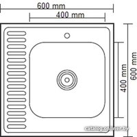 Кухонная мойка Ledeme L96060-6R