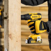 Дрель-шуруповерт Denzel CDQ-20 (с 2-мя АКБ, кейс)