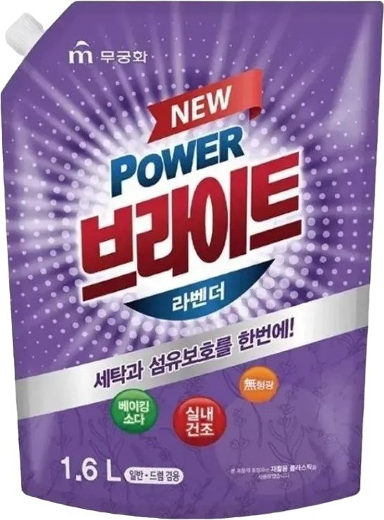 

Гель для стирки Mukunghwa Power Bright Liquid Detergent Lavender (1.6 л)