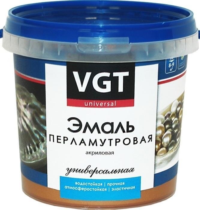 

Эмаль VGT ВД-АК-1179 Универсальная Перламутровая 1 кг (жемчуг)