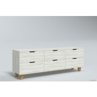 Комод Миркомодоф Майн 11 (дуб крафт белый)