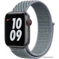 Ремешок Apple Nike из плетеного нейлона 40 мм (дымчатый серый) MGQH3