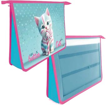 Папка для тетрадей Оникс Котик Карамелька ПТ-Р13