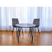 Кухонный стол СВД Юнио Юнио 066.П16.МО (бетон)