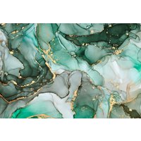 Фотообои Vimala Флюиды зеленые 270x400