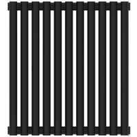 Стальной трубчатый радиатор Сунержа Эстет-11 500х495 11 секций (матовый черный)