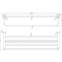 Держатель для полотенца Lauter 21TS2012 (Matt Black)