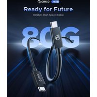 Кабель Orico TBZ5 Thunderbolt 5 - Thunderbolt 5 (1 м, черный) в Лиде