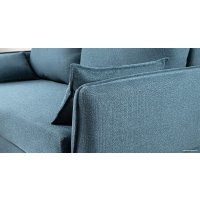 Диван Нижегородмебель Макс ТД 288 (анри 24 синий деним)