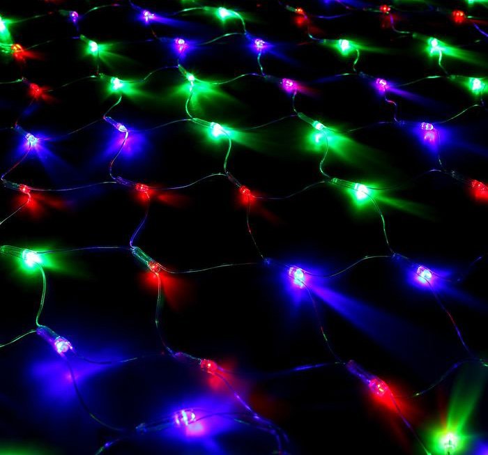 

Гирлянда световая сетка Luazon Led-144 (1.2x1 м, RG/RB) [1080492]