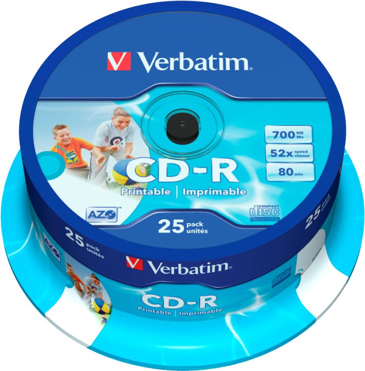 

CD-R диск Verbatim 700Mb 52x 43439 (25 шт.)
