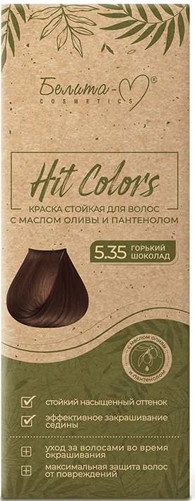 

Гель-краска Белита-М Hit Colors 5.35 Горький шоколад