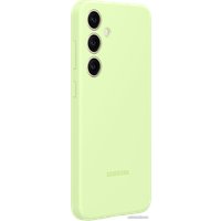 Чехол для телефона Samsung Silicone Case S24+ (лайм)