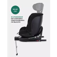 Детское автокресло MOWbaby Stage Isofix AY959 Pro (черный)