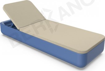 Шезлонг Berkano Grace (синий/бежевый)