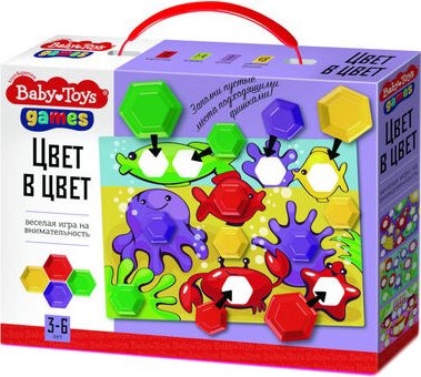 

Развивающая игра Baby Toys Цвет в цвет 04377