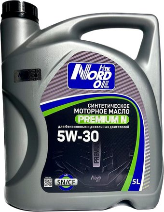 Моторное масло Nord Oil Premium N 5W-30 SN/CF 5л