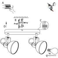 Бра Arte Lamp Martin A5213AP-2AB