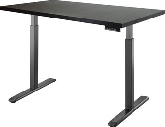Стол с регулировкой высоты ErgoSmart Electric Desk 1360x800x36 мм (дуб мореный/черный)