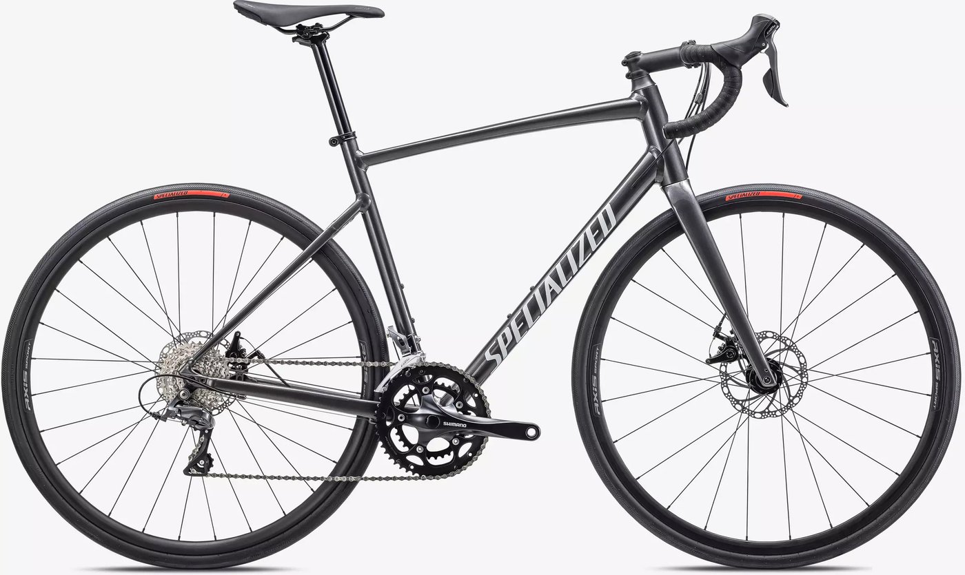 

Велосипед Specialized Allez 54см 2022 (Gloss Smoke/White/Silver Dust)