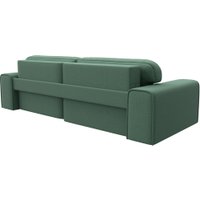 Угловой диван Лига диванов Лига-029 левый 121934L (рогожка амур зеленый)