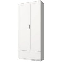 Шкаф распашной Anrex Skagen 2D1S 90x42.2x210 (белый)