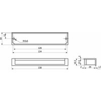  AKS врезная мет. DN50 128 белый,