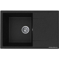 Кухонная мойка Practik PR-M 735-004 (черный оникс)