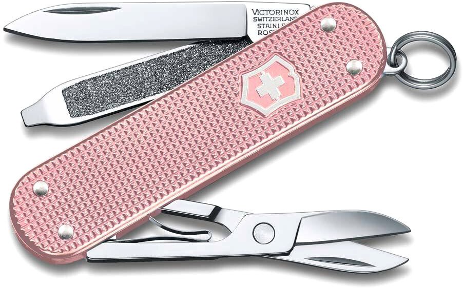 

Нож-брелок Victorinox Classic Cotton Candy 0.6221.252G (розовый)