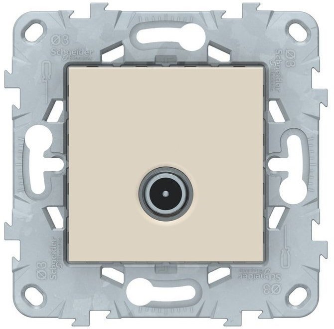 

Розетка телевизионная Schneider Electric Unica NU546444