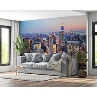 Фотообои ФабрикаФресок Вечерний Нью-Йорк. Вечерний Город 1124270 (400x270)