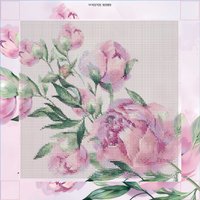 Алмазная мозаика  Феникс+ Нежные пионы 68606