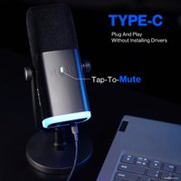 Проводной микрофон FIFINE AM8 (черный)